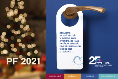 PF 2021 - Lázeňské hotely a resorty ROYAL SPA