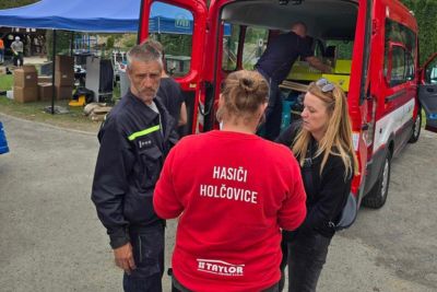 Humanitární pomoc pro postižené povodněmi na Jesenicku