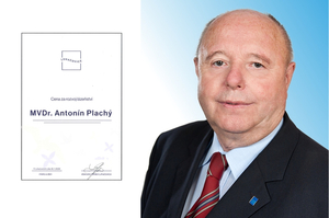 MVDr. Antonín Plachý - ocenění za přínos lázeňství in memoriam MVDr. Antonín Plachý - ocenění za přínos lázeňství in memoriam