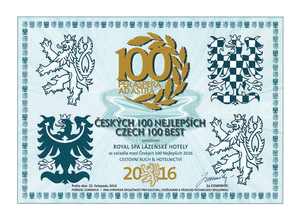 Získali jsme ocenění Czech 100 best Získali jsme ocenění Czech 100 best
