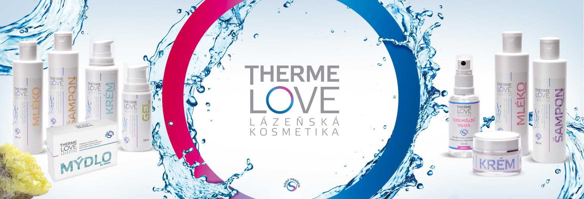 Lázeňská kosmetika THERMELOVE se sírou