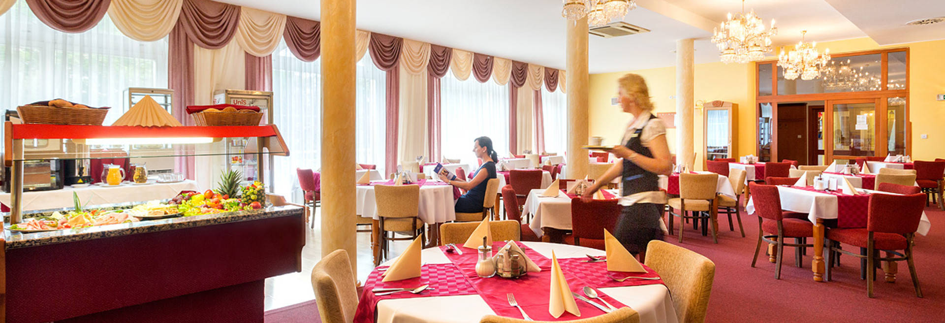 Restaurant - Kurhotels MIRAMARE Luhačovice